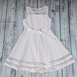 Calvin Klein Soft Pink Mesh Dress